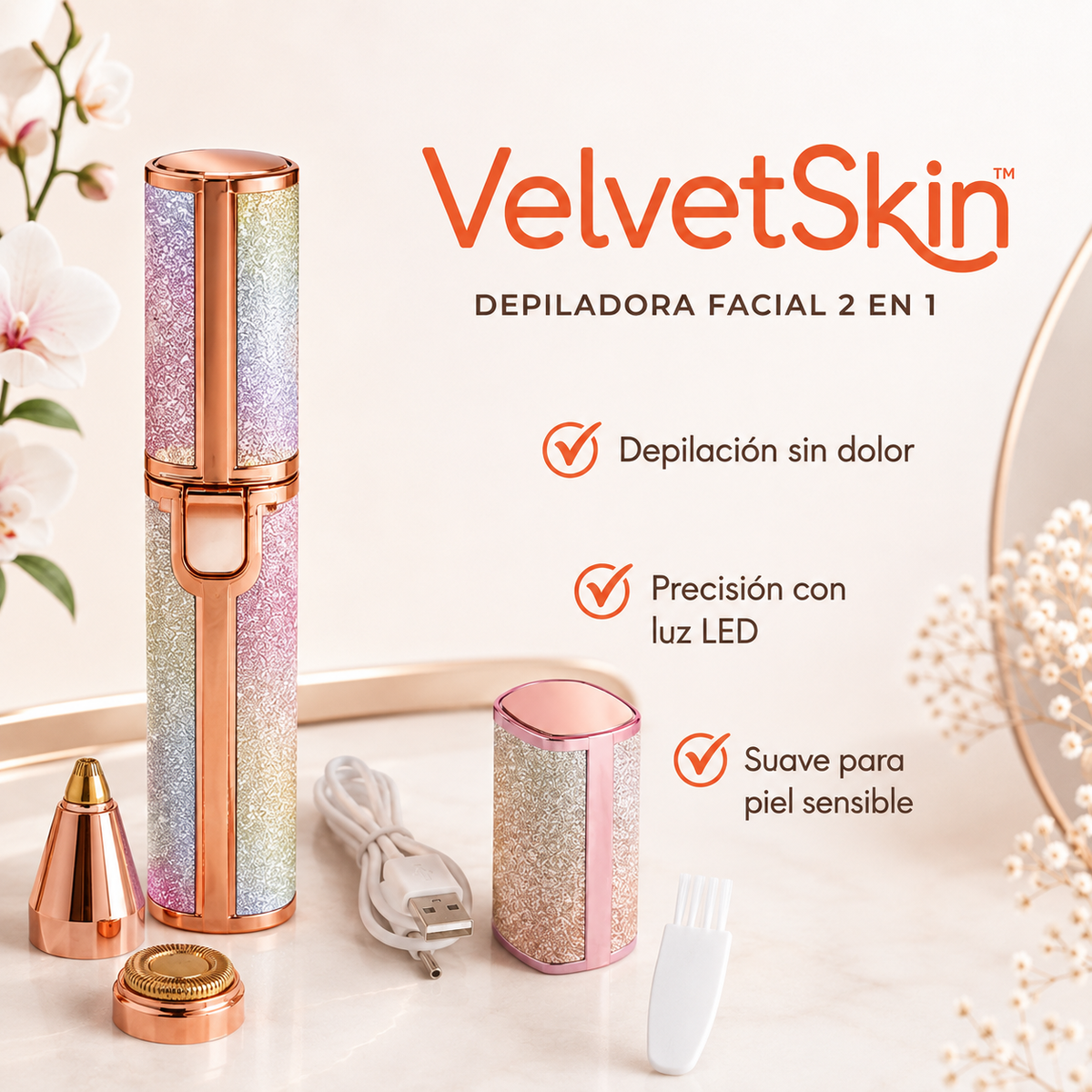 VelvetSkin™ - Depilación facial