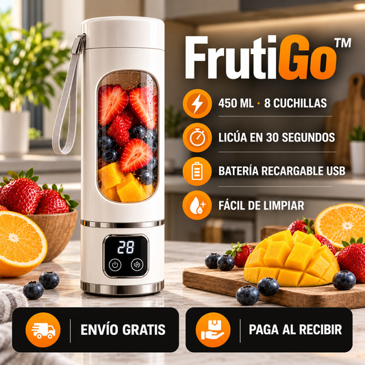 FrutiGo™ – Batidora Portátil 450ml